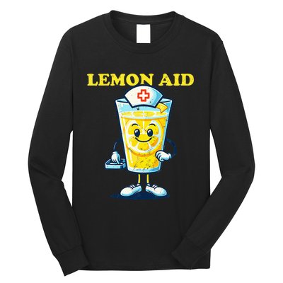 Lemon Aid Funny Lemonade Long Sleeve Shirt