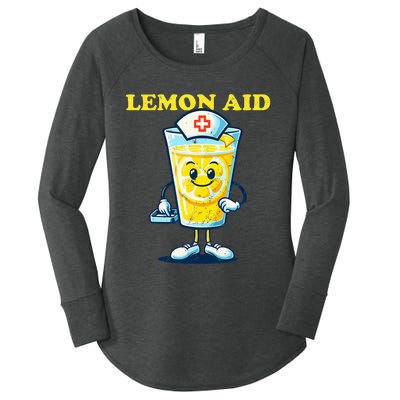 Lemon Aid Funny Lemonade Women's Perfect Tri Tunic Long Sleeve Shirt