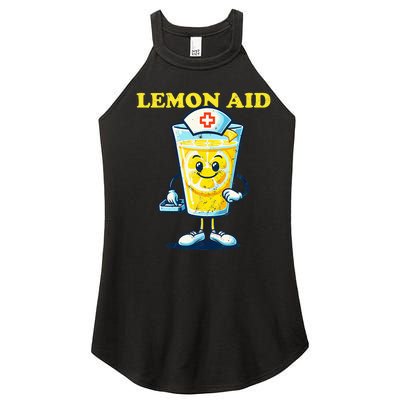 Lemon Aid Funny Lemonade Women’s Perfect Tri Rocker Tank