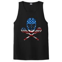 Lacrosse American Flag Lax Helmet Sticks 4th Of July Gifts PosiCharge Competitor Tank