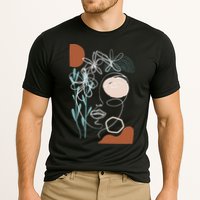 Line Art Face Abstract Art One Line Minimal Performance Shirt