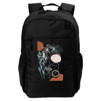 Line Art Face Abstract Art One Line Minimal Backpack