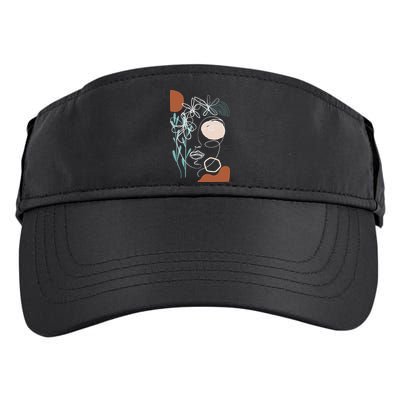 Line Art Face Abstract Art One Line Minimal Adult Drive Performance Visor