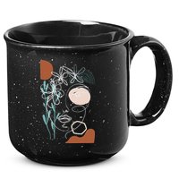 Line Art Face Abstract Art One Line Minimal 15oz Campfire Ceramic Mug
