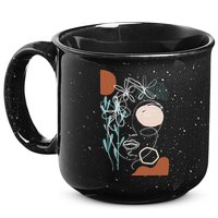 Line Art Face Abstract Art One Line Minimal 15oz Campfire Ceramic Mug