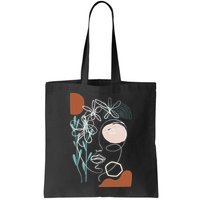 Line Art Face Abstract Art One Line Minimal Bag