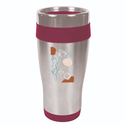 Line Art Face Abstract Art One Line Minimal 16oz Travel Tumbler