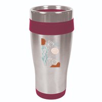 Line Art Face Abstract Art One Line Minimal 16oz Travel Tumbler