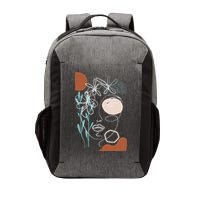 Line Art Face Abstract Art One Line Minimal Vector Backpack