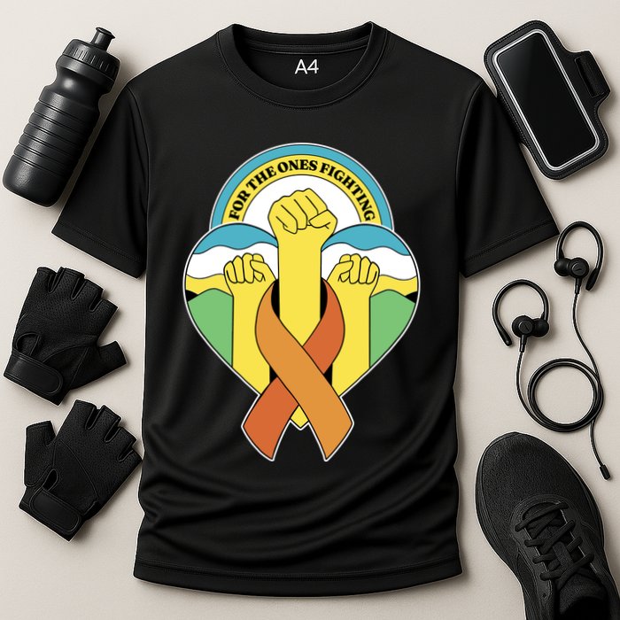 Leukemia Awareness For The Ones Fighting Cooling Performance Crew T-Shirt