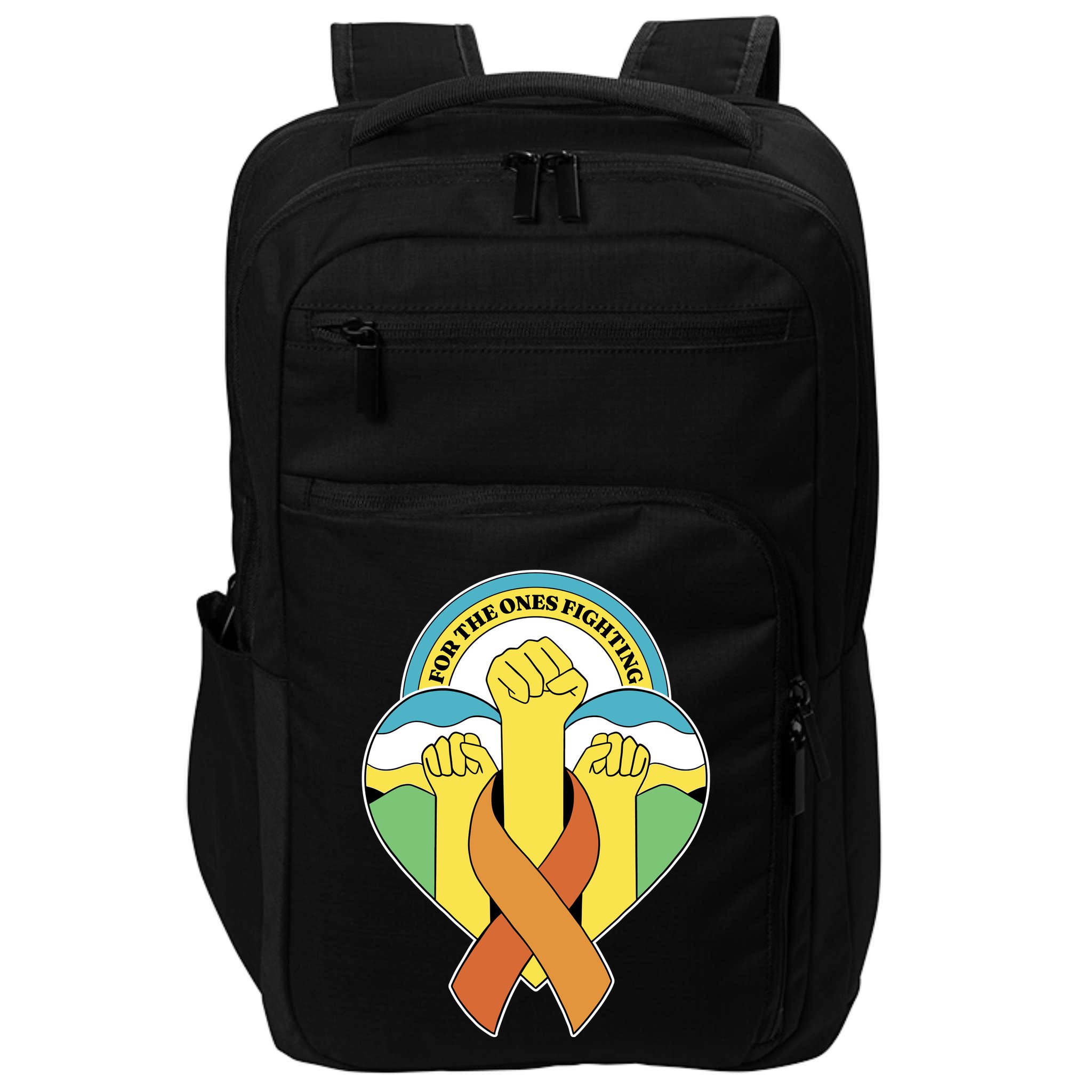 Leukemia Awareness For The Ones Fighting Impact Tech Backpack