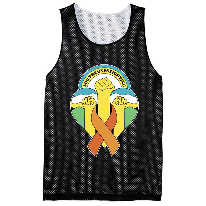 Leukemia Awareness For The Ones Fighting Mesh Reversible Basketball Jersey Tank