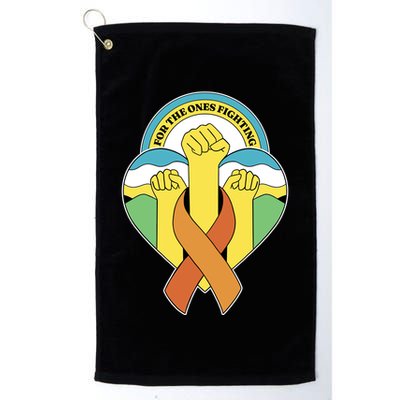 Leukemia Awareness For The Ones Fighting Golf Towel