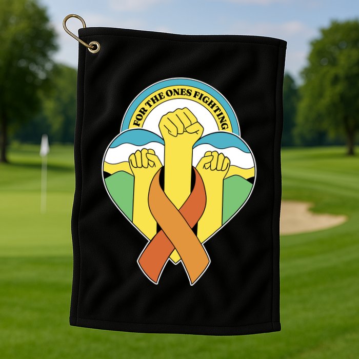 Leukemia Awareness For The Ones Fighting Golf Towel