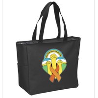 Leukemia Awareness For The Ones Fighting Zip Tote Bag