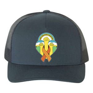 Leukemia Awareness For The Ones Fighting Yupoong Adult 5-Panel Trucker Hat