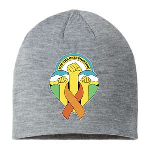 Leukemia Awareness For The Ones Fighting Sustainable Beanie