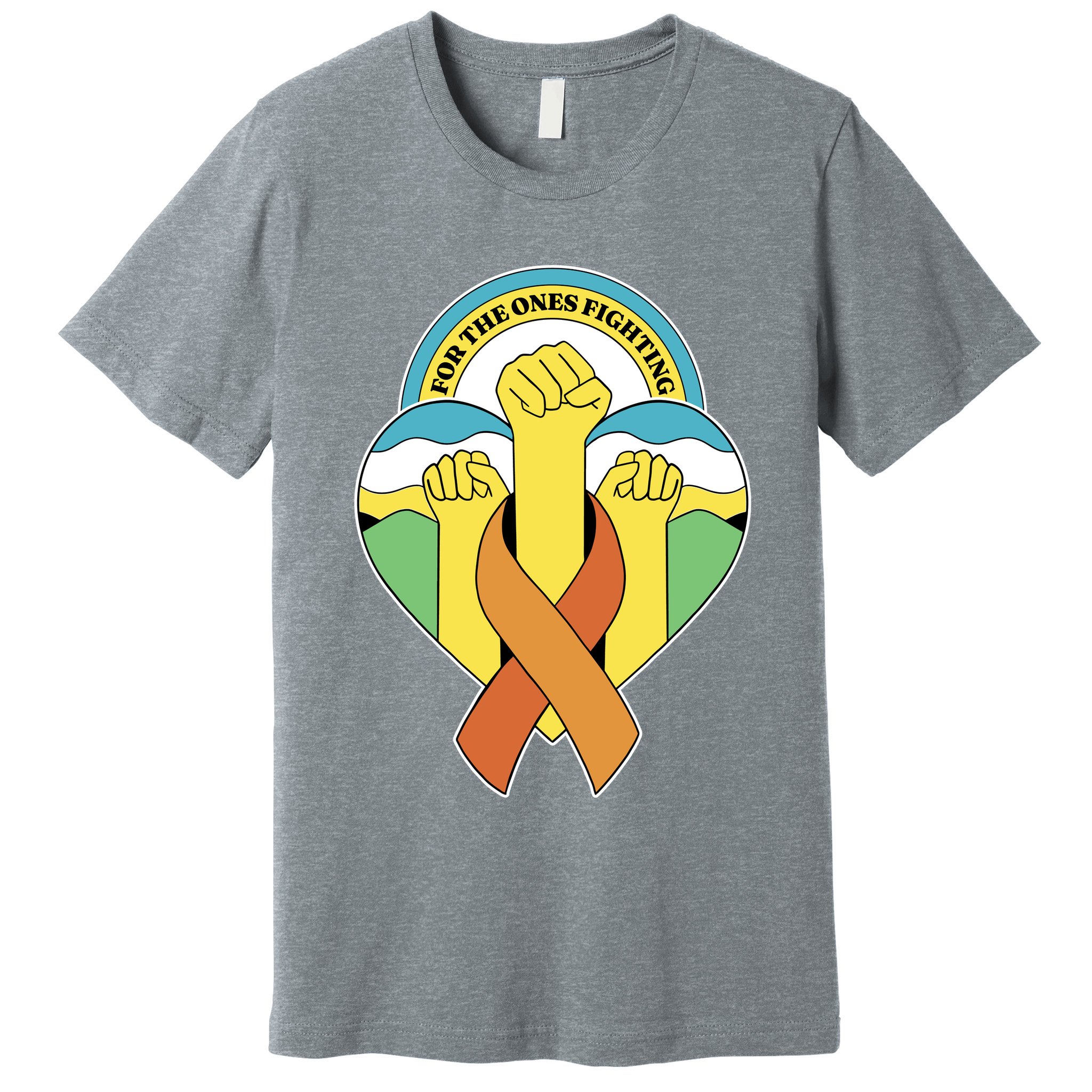 Leukemia Awareness For The Ones Fighting Premium T-Shirt