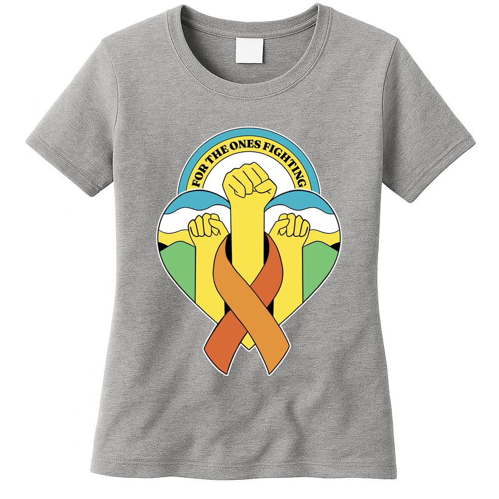 Leukemia Awareness For The Ones Fighting Womens T-Shirt