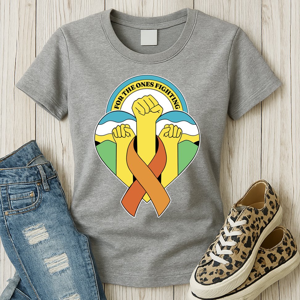 Leukemia Awareness For The Ones Fighting Womens T-Shirt