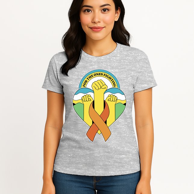 Leukemia Awareness For The Ones Fighting Womens T-Shirt
