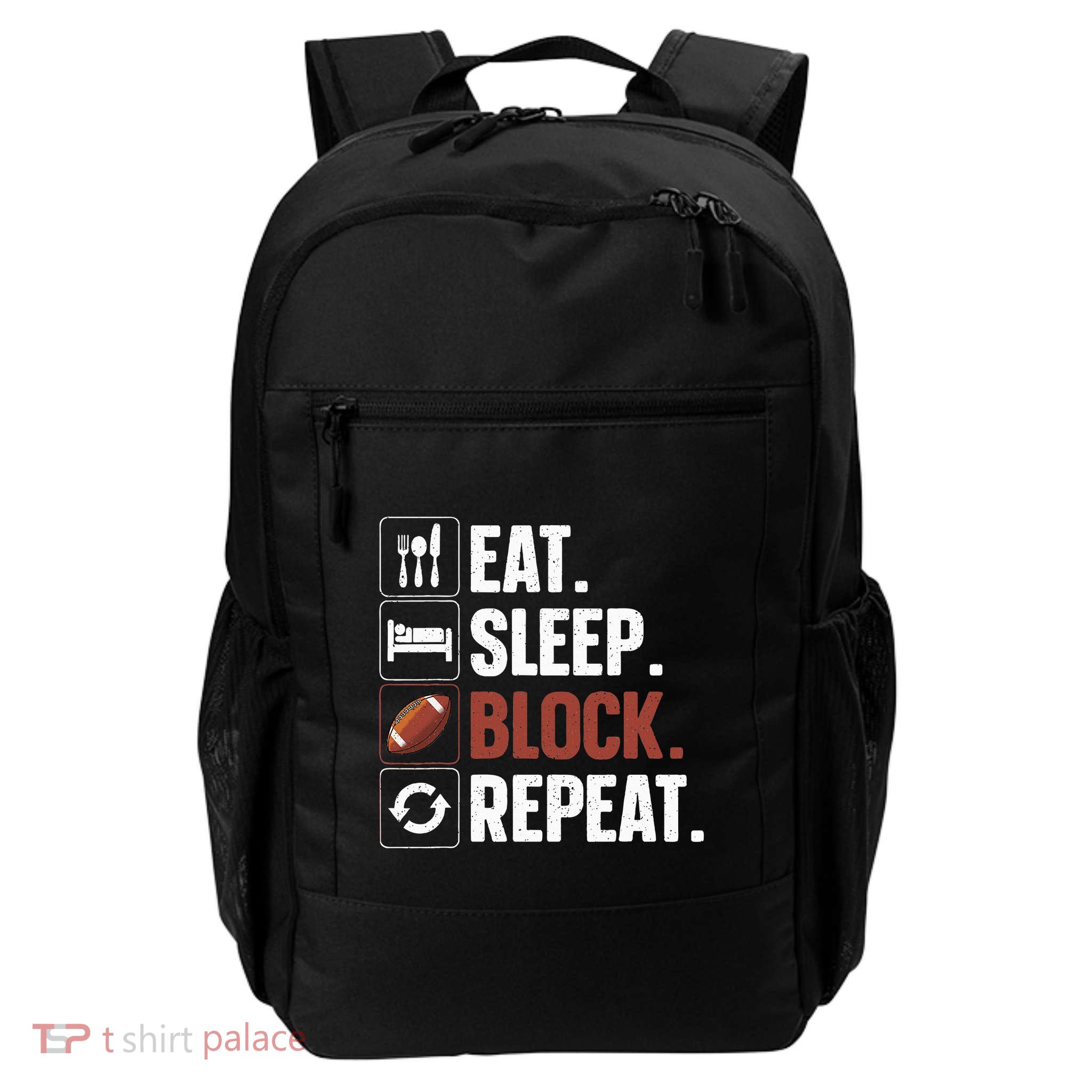 Lineman Art For Football Player Offensive Lineman Backpack