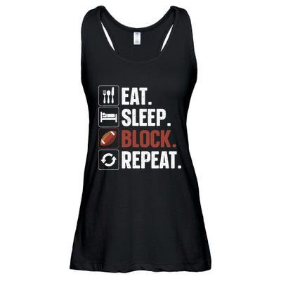 Lineman Art For Football Player Offensive Lineman Ladies Essential Flowy Tank
