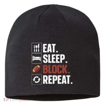 Lineman Art For Football Player Offensive Lineman Sustainable Beanie