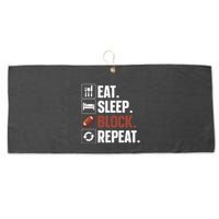 Lineman Art For Football Player Offensive Lineman Large Microfiber Waffle Golf Towel