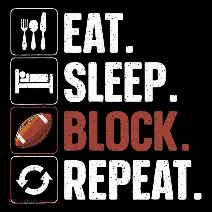 Lineman Art For Football Player Offensive Lineman Poster