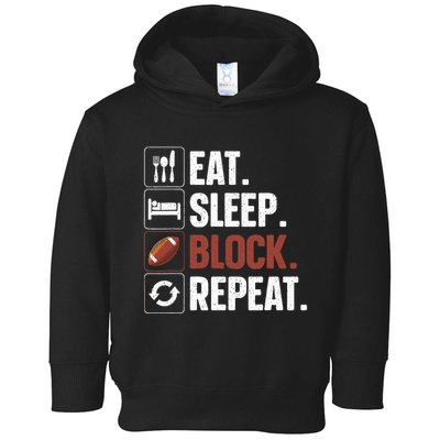 Lineman Art For Football Player Offensive Lineman Toddler Hoodie