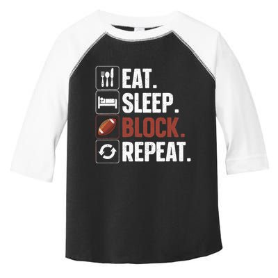 Lineman Art For Football Player Offensive Lineman Toddler Fine Jersey T-Shirt