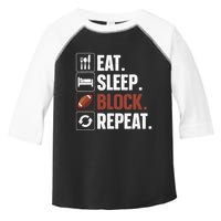 Lineman Art For Football Player Offensive Lineman Toddler Fine Jersey T-Shirt