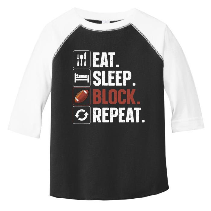 Lineman Art For Football Player Offensive Lineman Toddler Fine Jersey T-Shirt