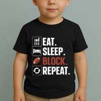 Lineman Art For Football Player Offensive Lineman Toddler T-Shirt