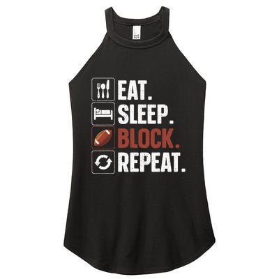 Lineman Art For Football Player Offensive Lineman Women's Perfect Tri Rocker Tank