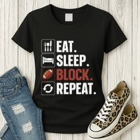 Lineman Art For Football Player Offensive Lineman Womens T-Shirt