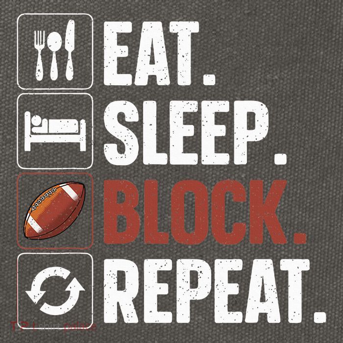 Lineman Art For Football Player Offensive Lineman Cotton Canvas Backpack