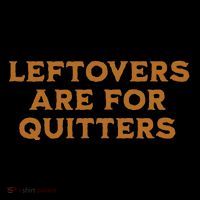 Leftovers Are For Quitters Funny Family Thanksgiving Short Acrylic Beanie