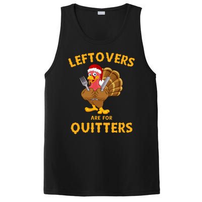 Leftovers Are For Quitters Funny Thanksgiving Turkey Dinner PosiCharge Competitor Tank