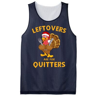 Leftovers Are For Quitters Funny Thanksgiving Turkey Dinner Mesh Reversible Basketball Jersey Tank