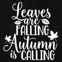 Leaves Are Falling Autumn Is Calling Ladies PosiCharge Tri-Blend Wicking Tank