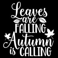 Leaves Are Falling Autumn Is Calling 7-Panel Snapback Hat