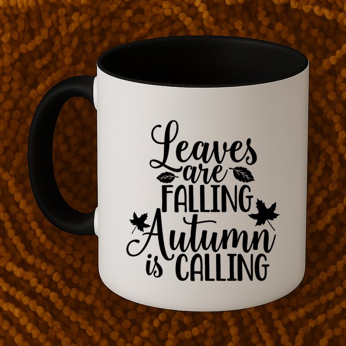 Leaves Are Falling Autumn Is Calling Mug