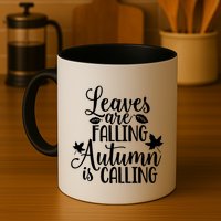 Leaves Are Falling Autumn Is Calling Mug