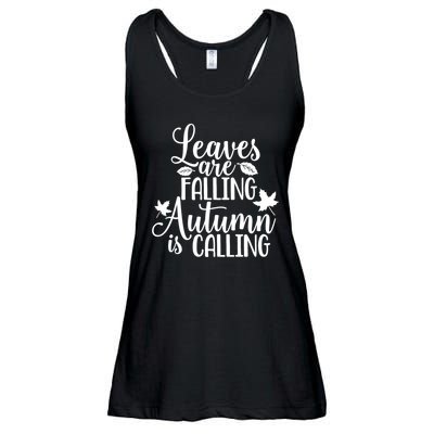 Leaves Are Falling Autumn Is Calling Ladies Essential Flowy Tank