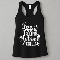 Leaves Are Falling Autumn Is Calling Womens Tank Top