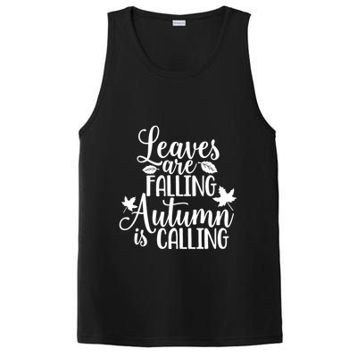 Leaves Are Falling Autumn Is Calling PosiCharge Competitor Tank