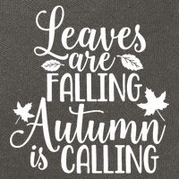 Leaves Are Falling Autumn Is Calling Cotton Canvas Backpack