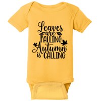 Leaves Are Falling Autumn Is Calling Baby Bodysuit